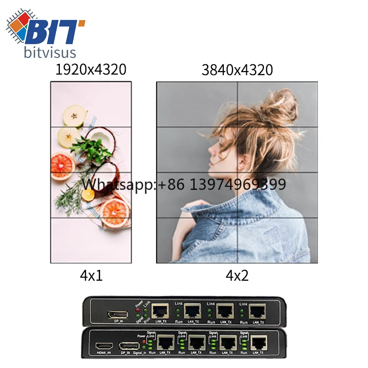 Video Processor Device EDID Programmable  1x2 1x3 1x4 2x2 2x4 3x4 Image Processor Switchers 4x1 4x2 4x3 4K Multi-Screen Splicing