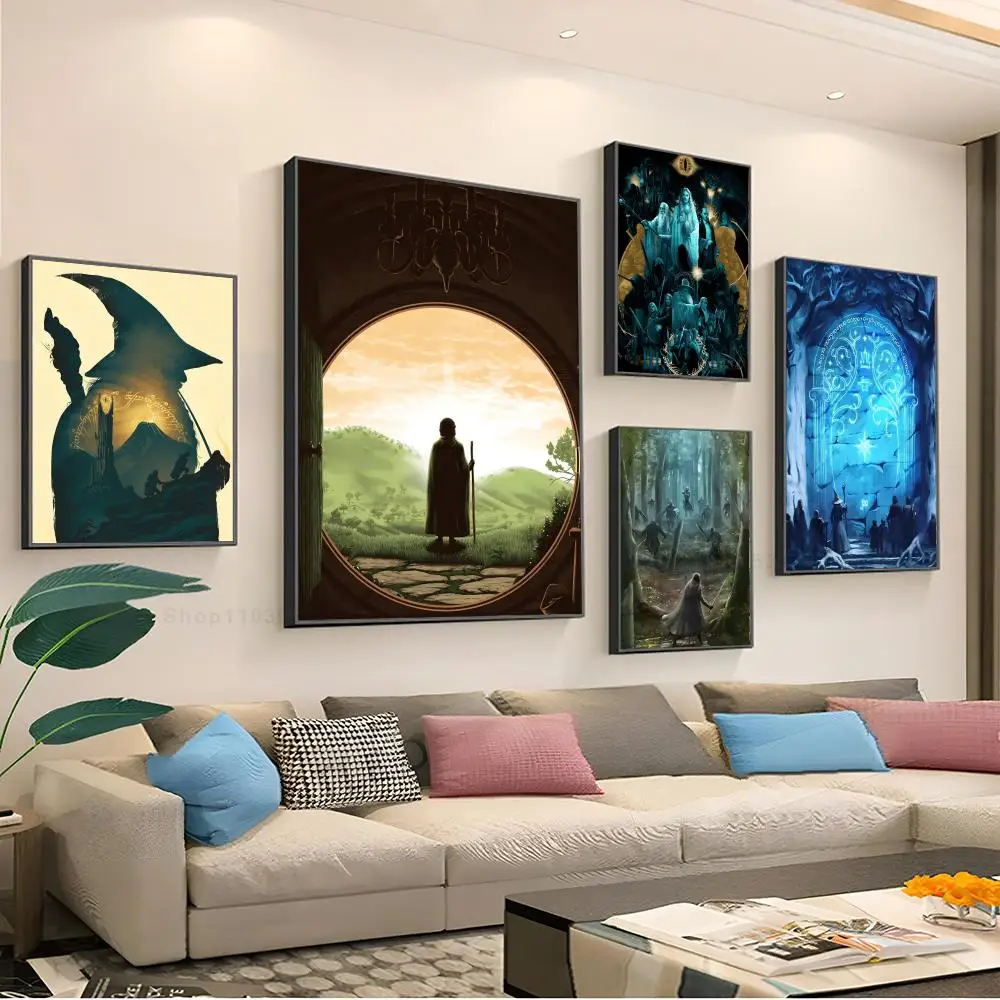 

The Lords Of The R-Rings Poster Paper Print Home Living Room Bedroom Entrance Bar Restaurant Cafe Art Painting Decoration