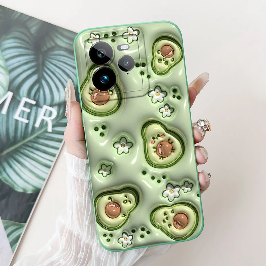 ل Realme GT7 حافظة RealmeGT 7T مضحك الكرتون غطاء لينة سيليكون جراب هاتف ل Realme GT 7 برو GT7 T GT7T 5G الغطاء الخلفي Fundas