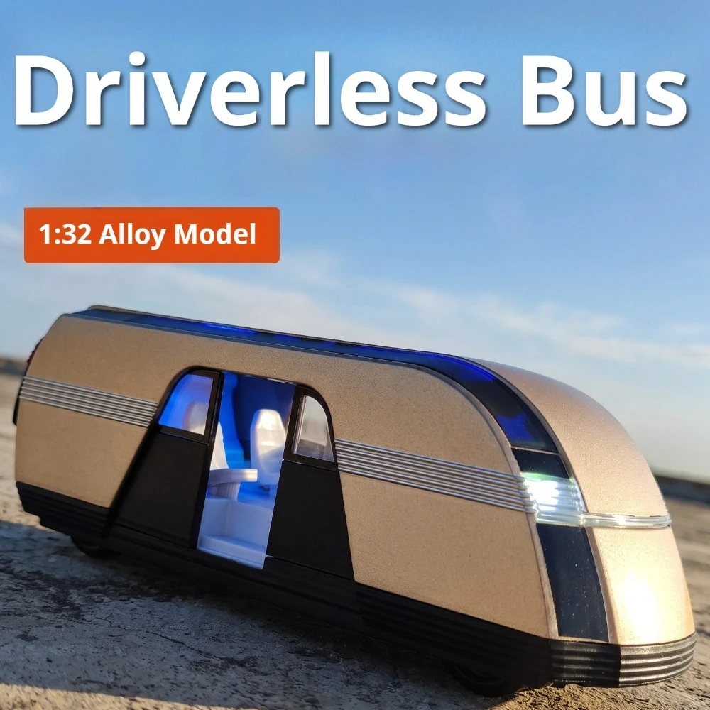Interior Design Article - 1:32 Robovan Driverless Bus Robotaxi Model