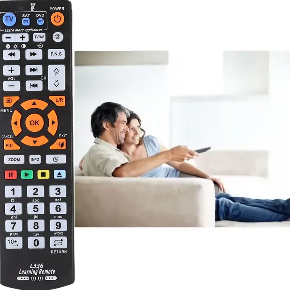 Universal TV Remote Control L336 Wireless Smart Control With Learn Function For TV CBL DVD SAT STB DVB HIFI TV BOX VCR STR-T