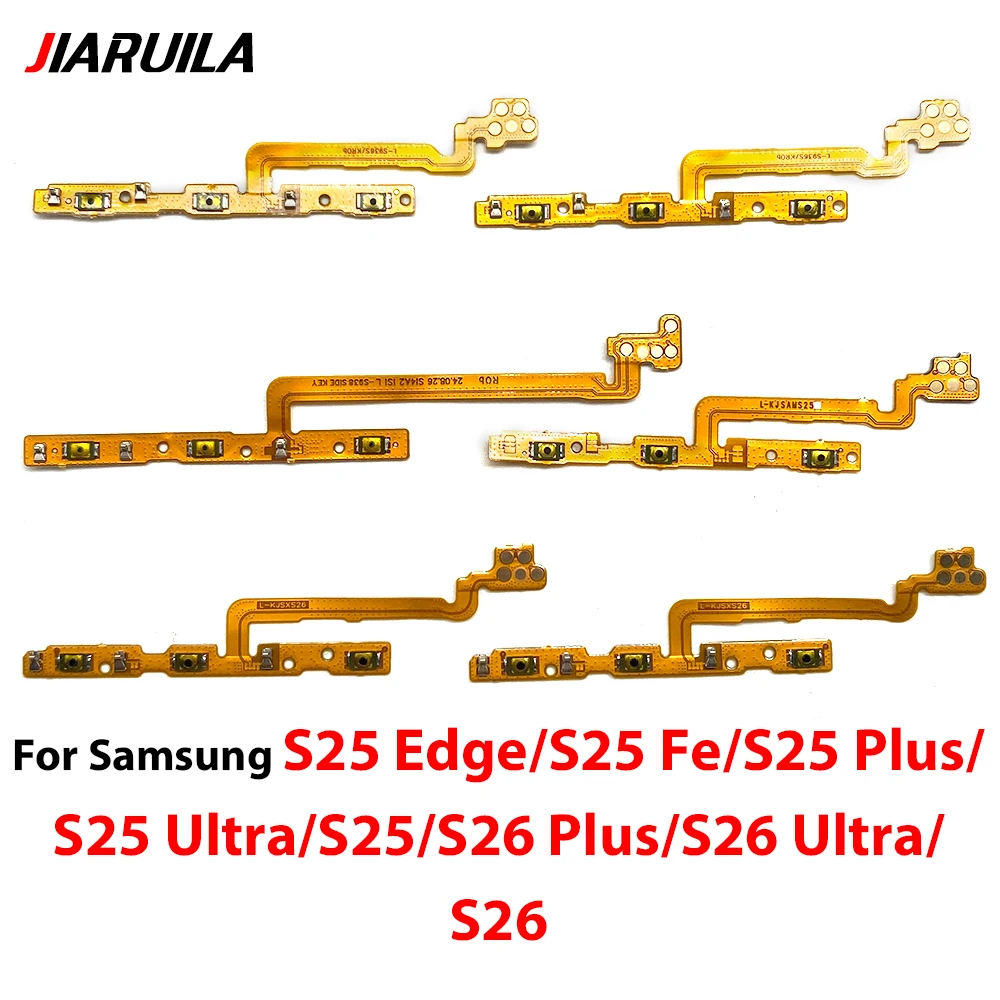 NEW For Samsung S25 Edge S25 Plus S26 Ultra S26 Power on/off Volume Key Button Flex Cable Ribbon