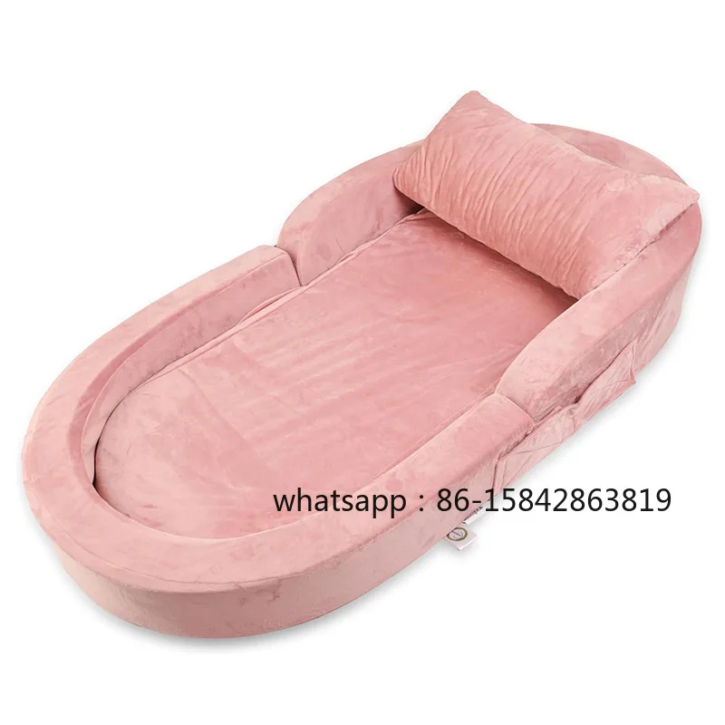 Cross-border Amazon children's folding mattress storage folding outdoor travel children's mattress portable mattress memory