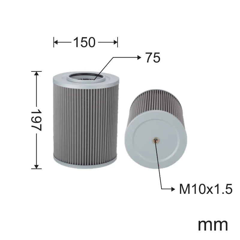 Hydraulic Filter CH911T For Komatsu PC150-1 PC150-3 PC150-5 PC200-1 PC200-2 PC200-3 PC200-5 PC210-5 PC220-1 PC220-2 PC220-3