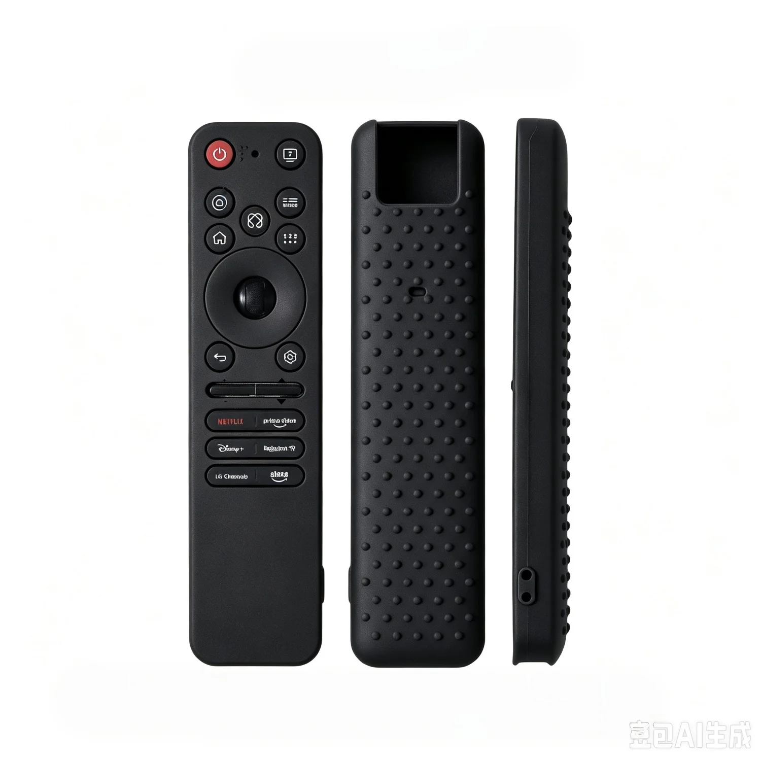 Case Cover for LG MR25GA Remote Protector Sleeve Compatible with 2025 LG OLED Smart TV C5 B5 G5 M5 Series Remote - Black