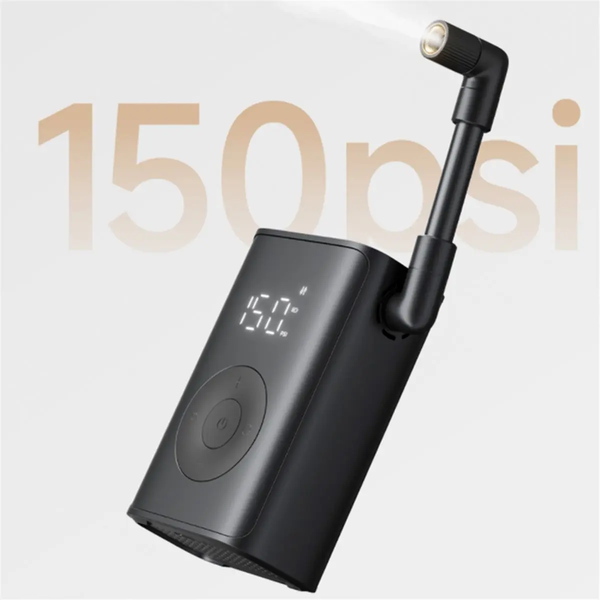 

(AD10) Portable Air Pump 2000mAh 150PSI Electric Tire Inflator with Digital Pressure Detection for Car, Bike, Motorcycle Ball