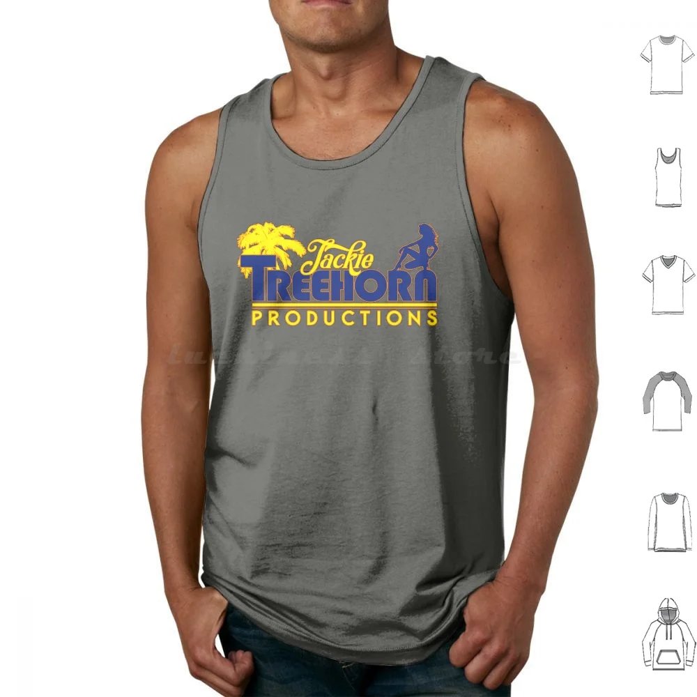 Treehorn Productions Tank Tops Vest Sleeveless Dustbrain Dustbrain Design Big Lebowski Jackie Treehorn Comedy 90S Humor