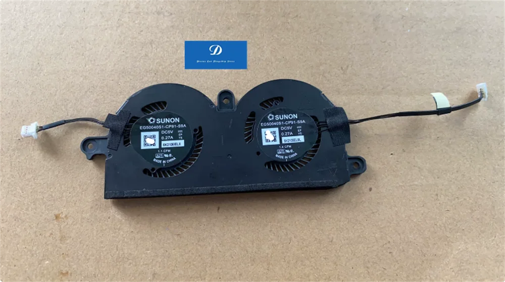FOR Dell XPS13 9390 9380 9370 P82G 9305 Fan 0980WH