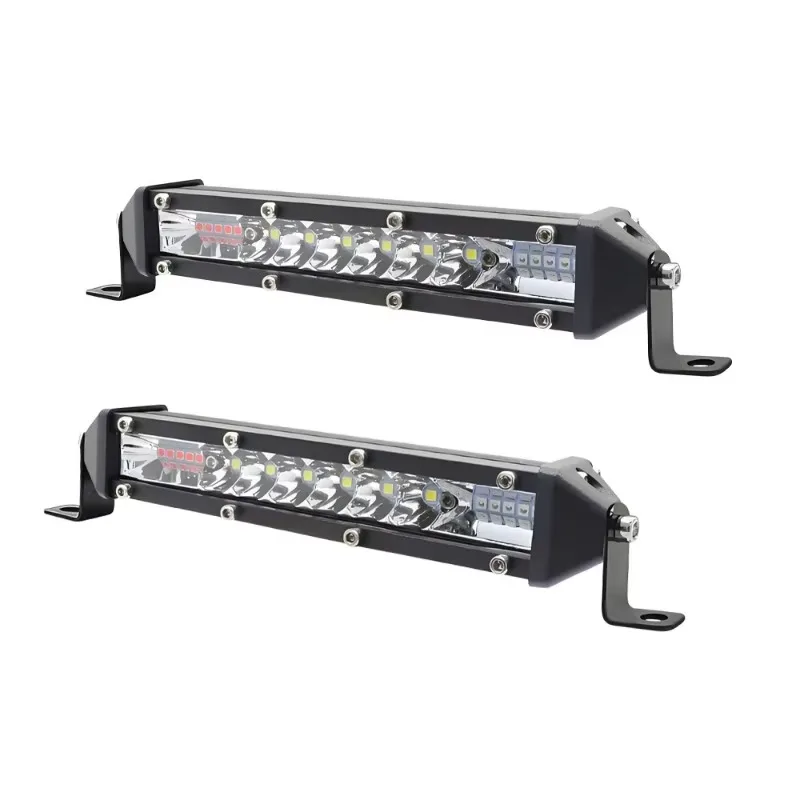 

Уиз для прожектора для трактора, грузовика, внедорожного квадроцикла, UTV, УАЗ, 7 дюймов, 12 В, 24 В, светодиодный рабочий фонарь, противотуманная фара, светодиодная панель 2 шт.