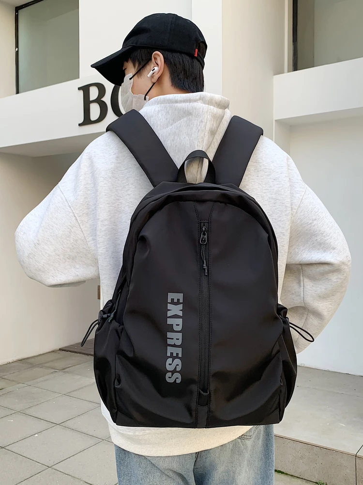 

Casual Men's Bapa Large Capaci Travel Bag College High School Student Bookbag Foldable Cuter Bag Commuter Bag