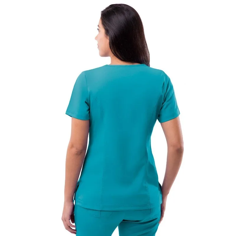 Conjunto exfoliante de manga corta de verano, uniforme de clínica Dental veterinaria, ropa de médico y enfermera
