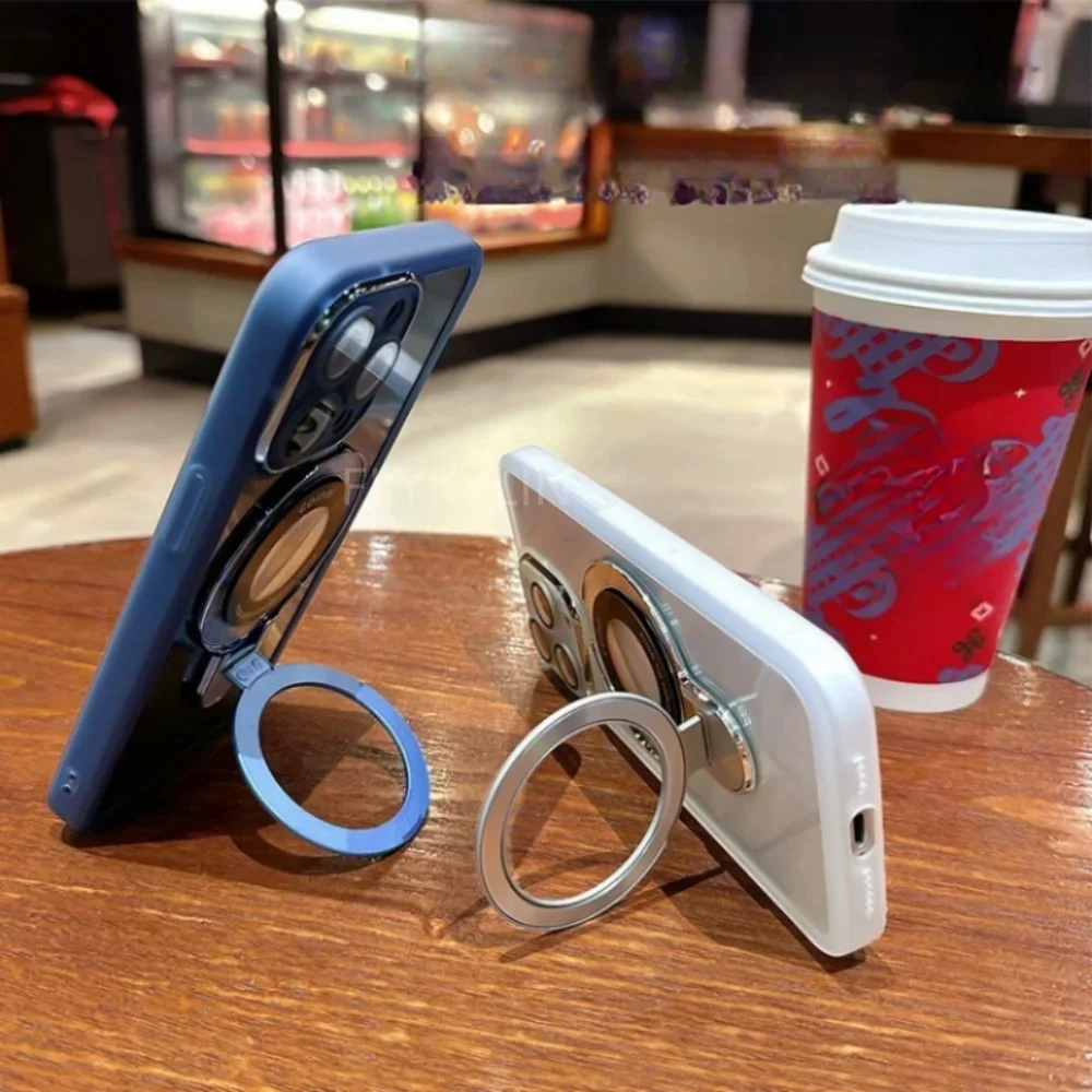 FLYKYLIN силиконовый чехол-подставка для телефона для Xiaomi Mi 14T Pro 13T 12T 11T 12 13 Lite 12S, прозрачный чехол