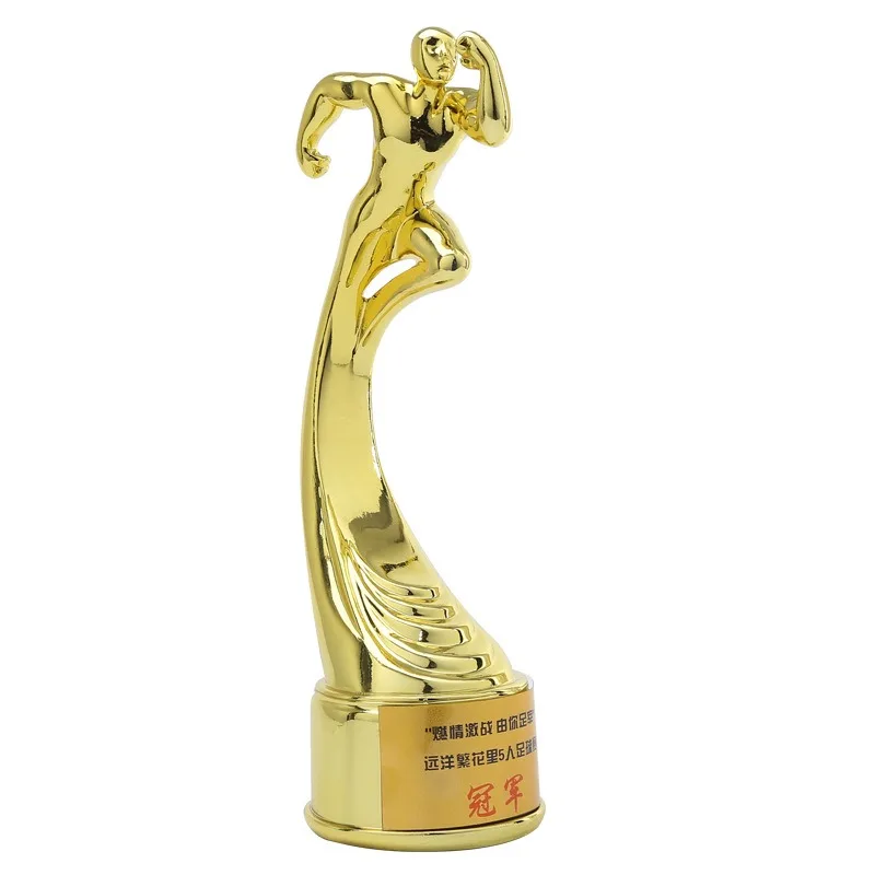 Personality decoration company annual meeting excellent staff trophy Track and field running trophy sports award resin trophy