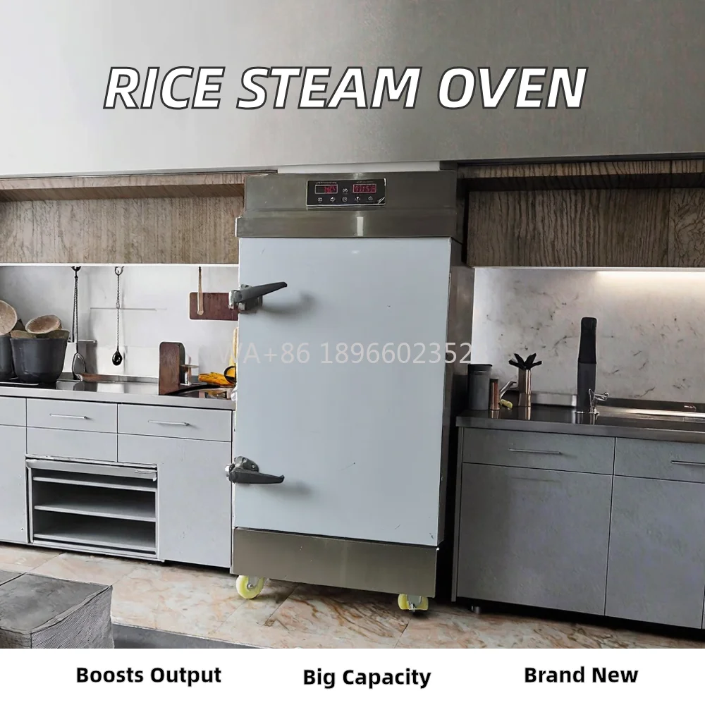 

Steam Cabinet Steamer for New Meat Fish Food Steaming 10 Tray Industrial Stainless Steel Rice