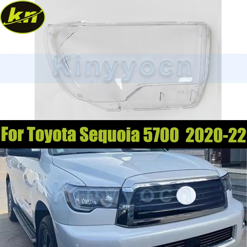 

Car Headlight Cover Shell For Toyota Sequoia 5700 2020-2022 Front Headlight Glass Cover Shell Replacement Lampshade