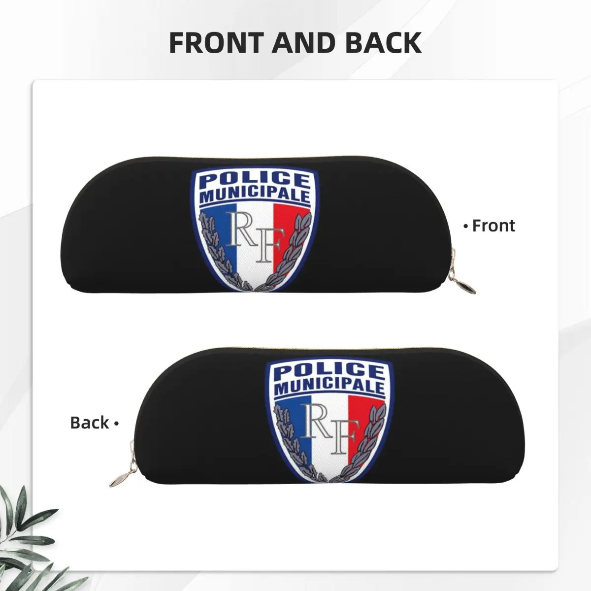 INSEGNE DEL POLIZIA MUNICIPALE FRANCESE Astuccio Portapenne Portapenne Forniture di cancelleria Astuccio per penne Astuccio per regali per ragazzi e ragazze