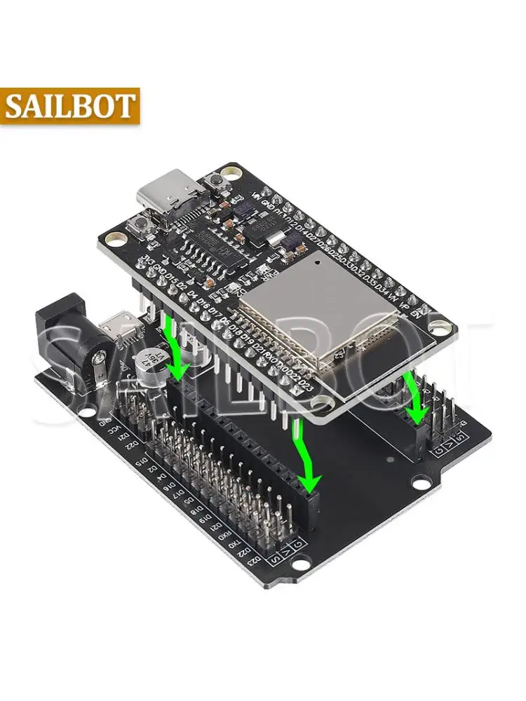 Carte de développement ESP32 ESP32 TYPE-C CH340C/CP2102, 30P, WiFi + Module compatible Bluetooth, double cœur à très faible consommation