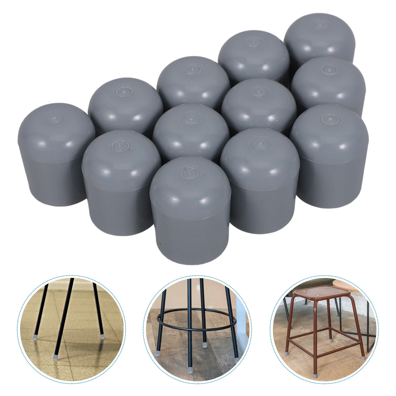 

12pcs Chair Caps Rubber Floor Protectors For Hardwood Furniture Table Legs Replacement Keep Sofa Cushions From Sliding Tips