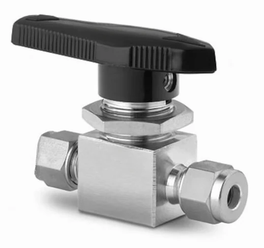 SS-43GS8MM Stainless Steel 40G Series Straight Through Ball Valve 1.5 Cv 8mm Tube Fitting