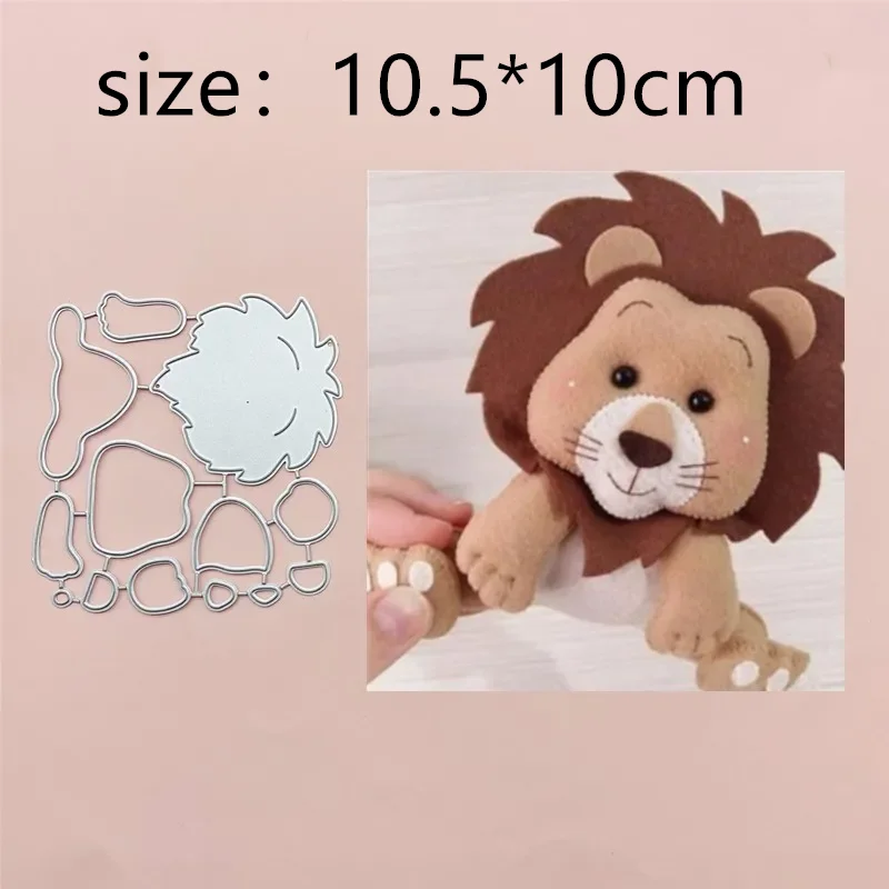 

Cartoon Lion Metal Cut Dies Stencils for Scrapbooking Stamp/Photo Album Decorative Embossing DIY Paper Cards