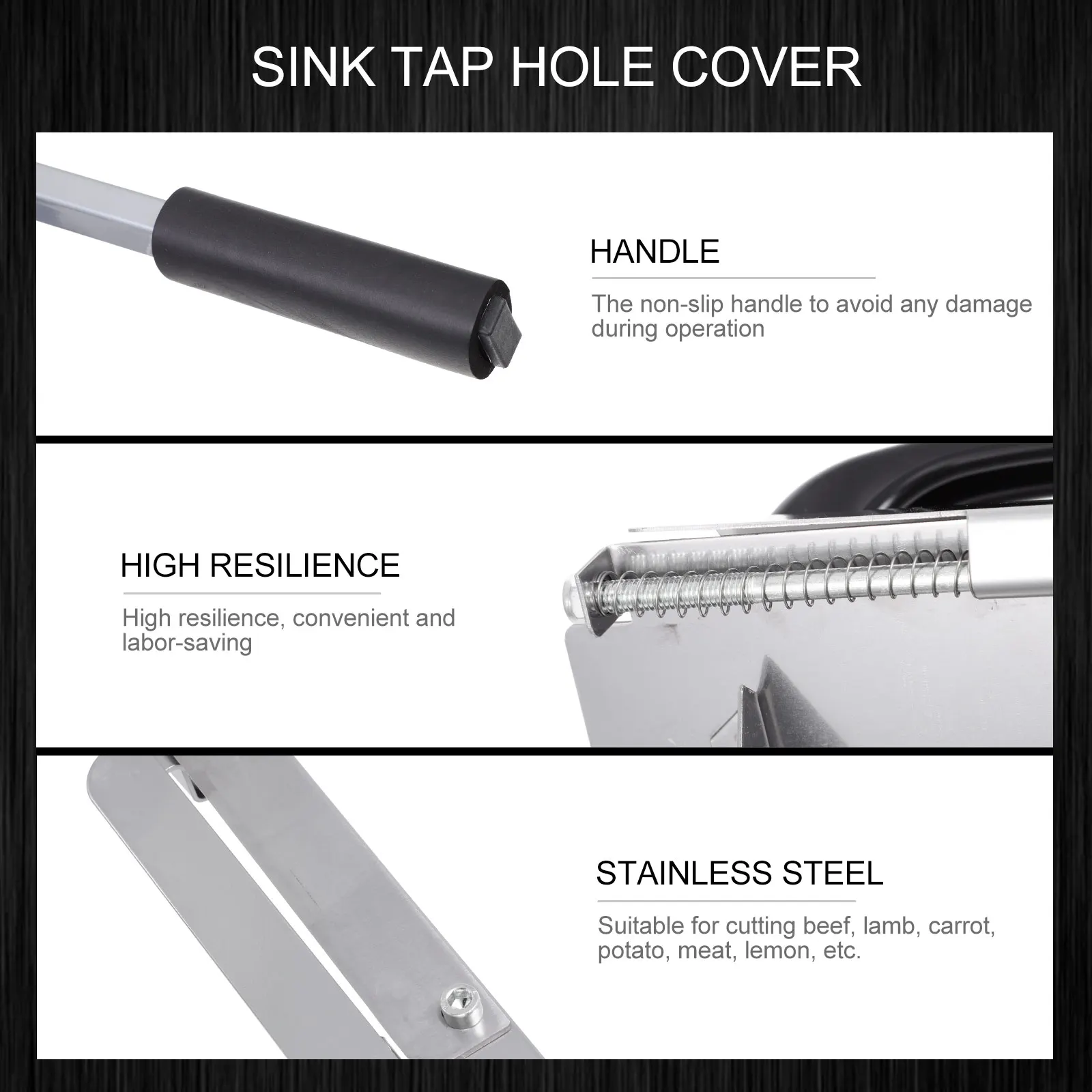 

Manual Stainless Steel Lamb Meat Slicer Non-Slip Handle Kitchen Cutter Vegetable and Beef Slicing Tool Multifunctional Kitchen