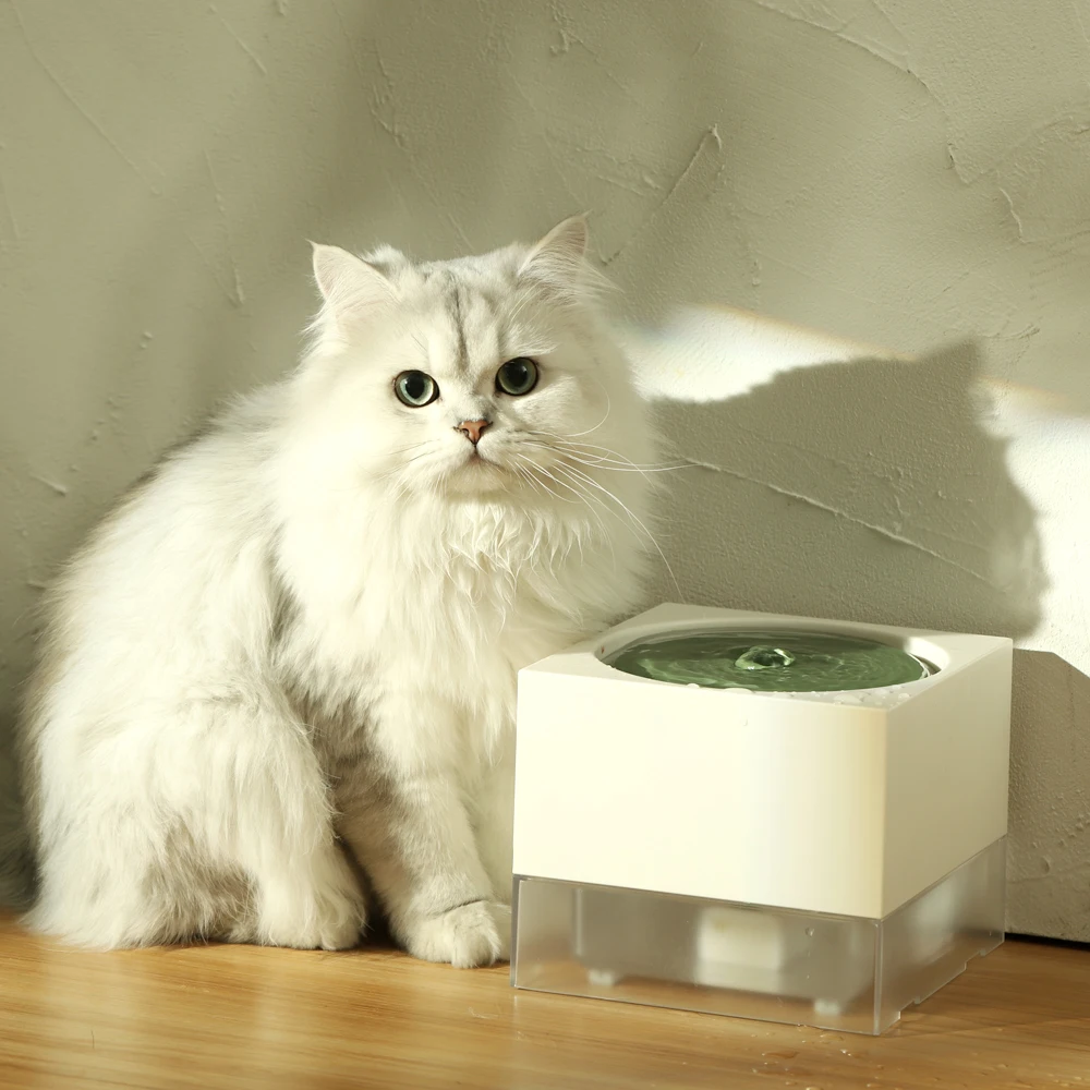 HOOPET Cat Water Dispenser Automatic Circulation Smart Pet Water Dispenser Water Pump Flowing Cat  Water Bowl Feeding Bowl