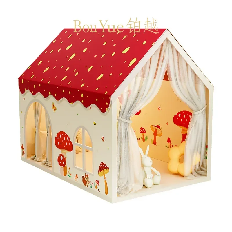 Kids Indoor Play Tent Castle Princess House Baby Girl Mushroom Toy House Children Room Decor Gift
