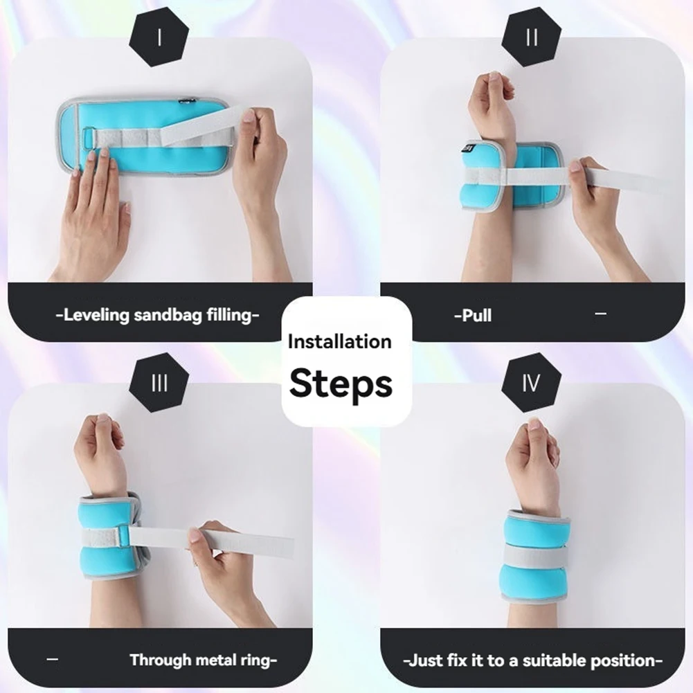 Equipo de Fitness QA88X, bolsa de arena portátil, pesas para tobillo y muñeca, equipos de bolsa de arena, ejercicio, Fitness, carga, correr, Yoga, baile A