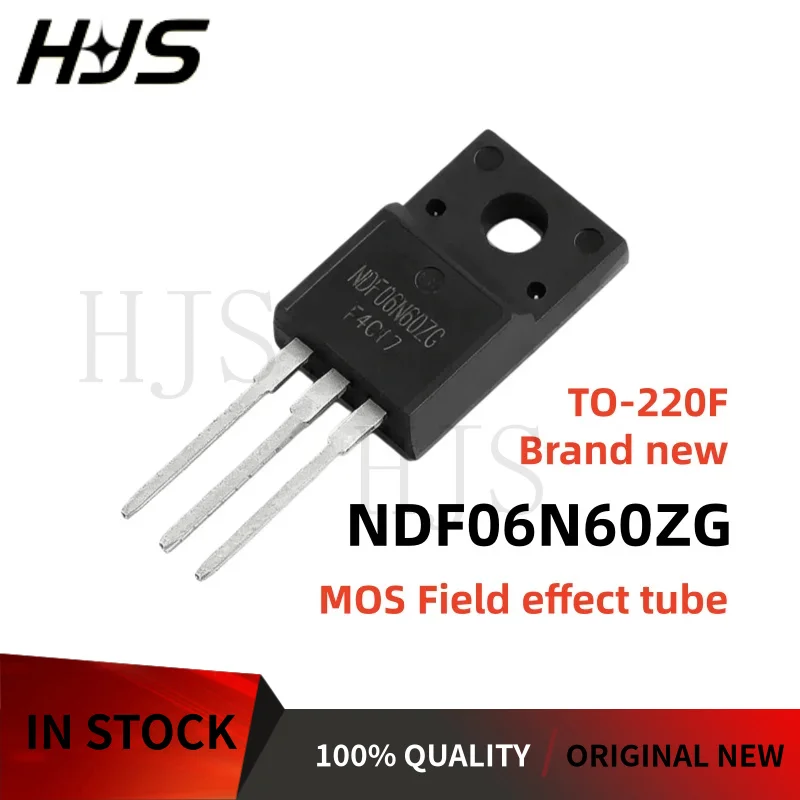 10-20-30PCS NDF06N60ZG NDF06N60 06N60ZG TO-220F MOSFET Field effect tube 100% New