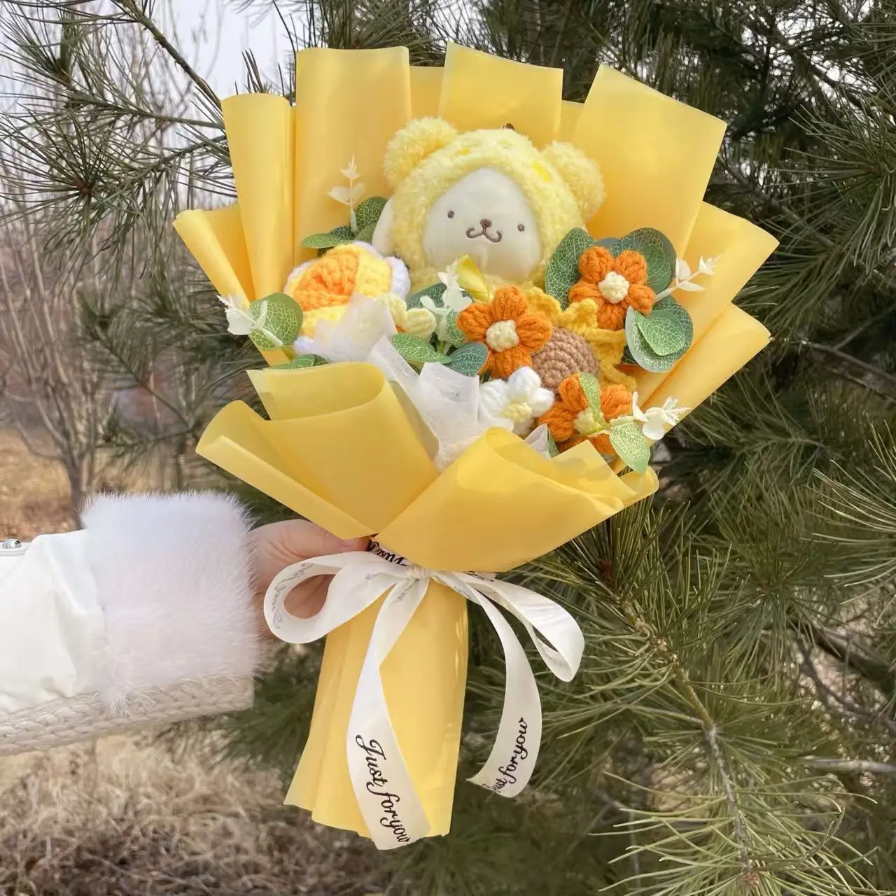 Kuromi Hello Kitty Melody Cinnamorol Plush Toys Cartoon Creative Bouquets Christmas Birthday Christmas Graduation Gifts
