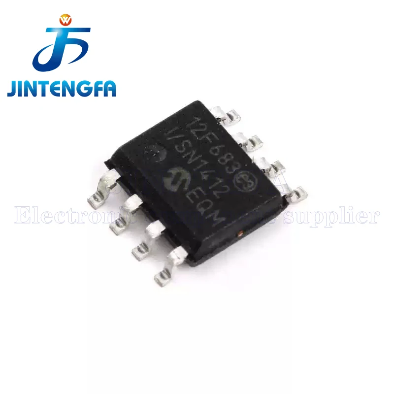 10PCS PIC12F683-I/SN PIC12F683 12F683 I/SN SOP-8 SMD IC 8-bit Microcontrollers MCU 3.5KB 128 RAM 6 I/O