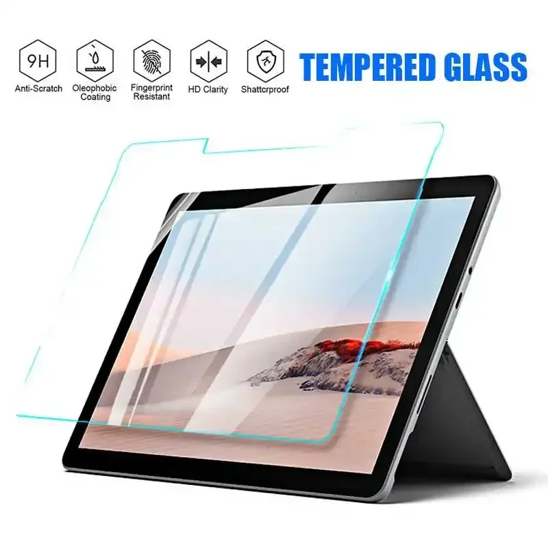 1 unidad de vidrio templado para Microsoft Surface pro 2 pro 3 4 5 6 7 12,3 "7 plus 12,3" go 2 3 pro 8 9 10 11 X película protectora de pantalla
