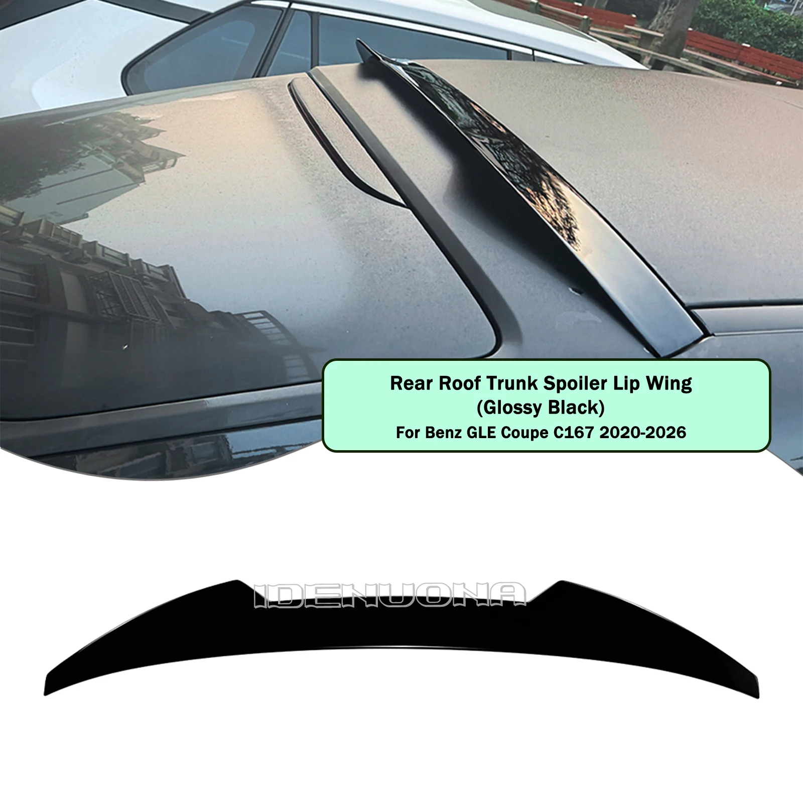 

Roof Spoiler Rear Trunk Wing Tailgate Window Tail Upper Lip For Mercedes Benz GLE Coupe C167 2020-2025