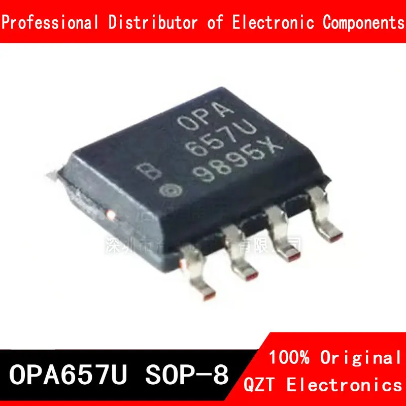 

10pcs/lot OPA657U SOP OPA657 657U OPA657U/2K5 SOP-8 new original In Stock