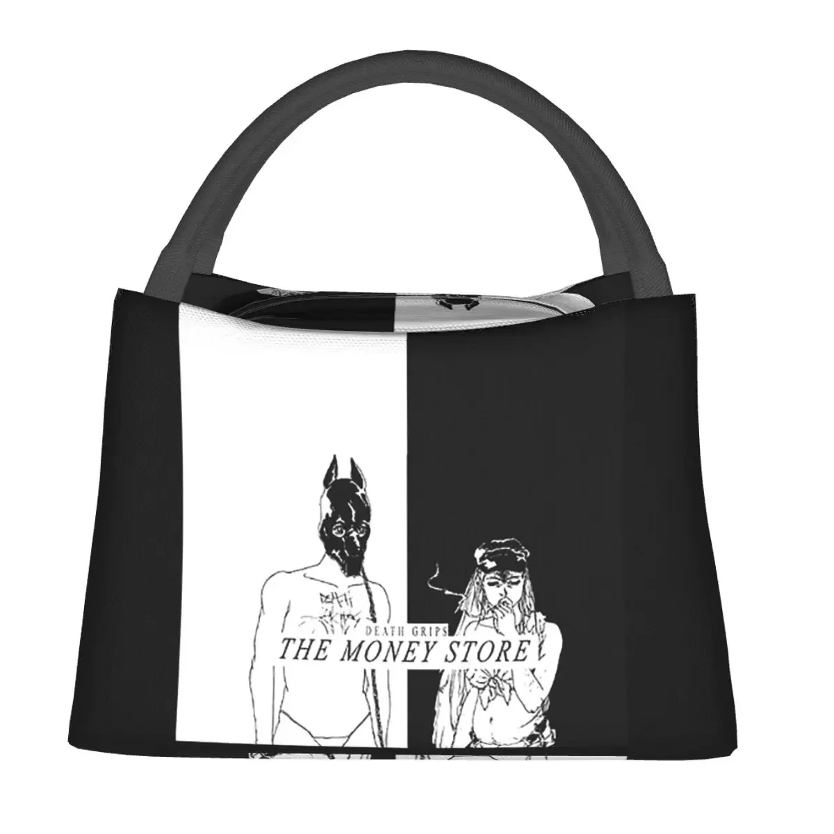 

Death Grips - Сумки для обеда The Money Store, изолированная коробка, многоразовая сумка для обеда, сумки для пикника, термосумка-холодильник для женщин и девочек, путешествия