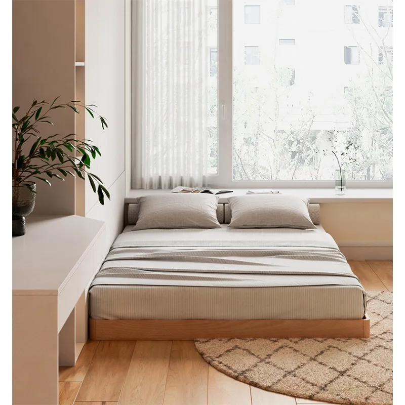 

Solid wood Montessori floor bed children's bed girl boy sticker floor bed tatami floor