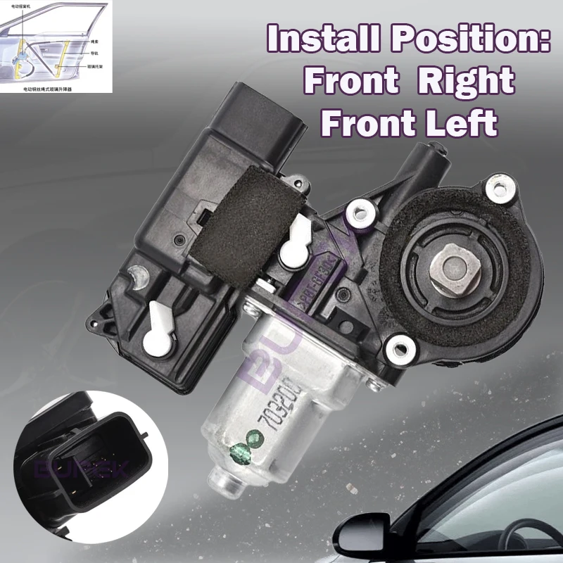 

807501BN0A/807511ML0E Car Power Window 12V DC Motor Glass Lifter actuator For Infiniti EX35/EX25/FX50/FX37/FX35/FX S51 FX30D S