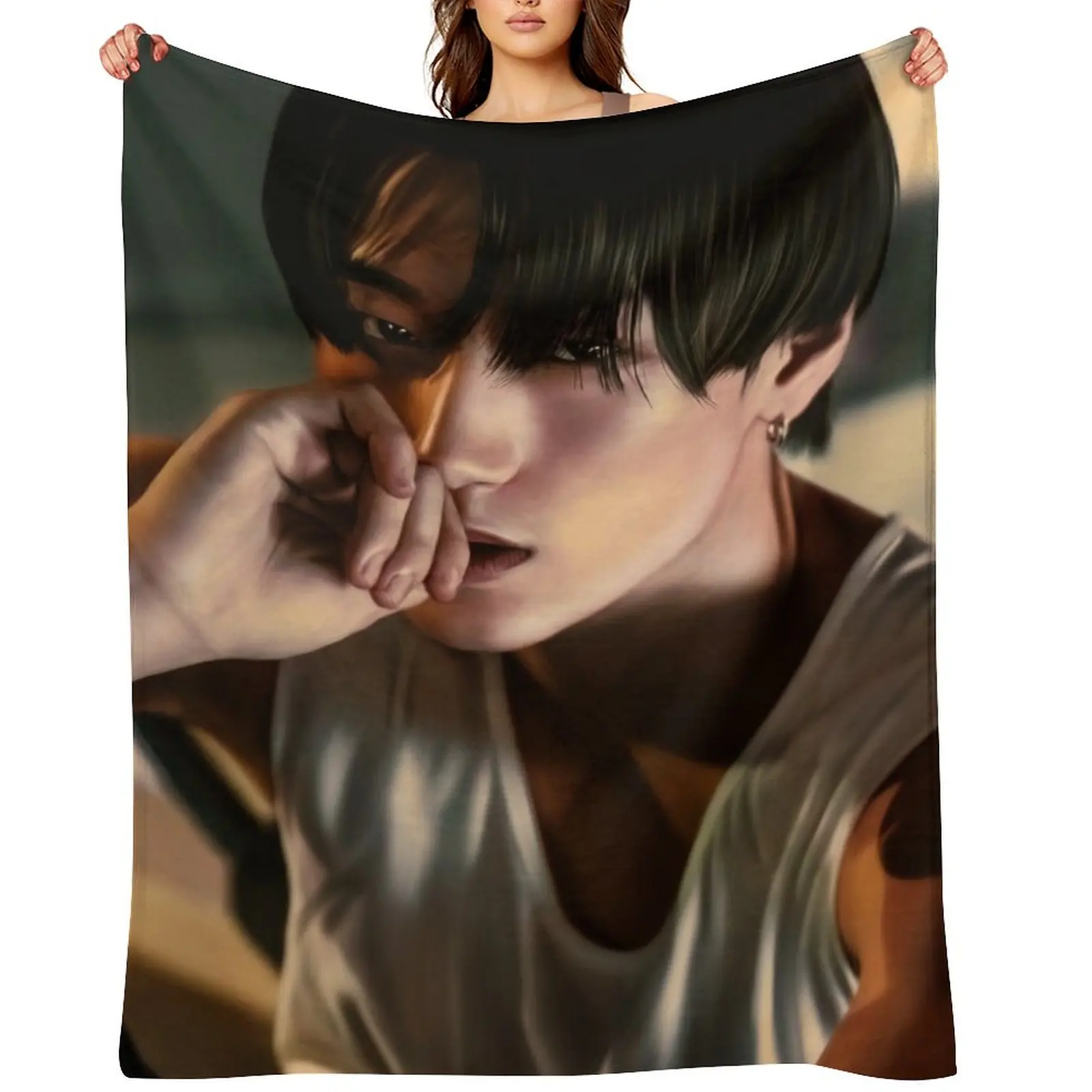 

San Ateez Diary movie era Throw Blanket Luxury Throw For Sofa Thin Large Extra Large Throw Blankets