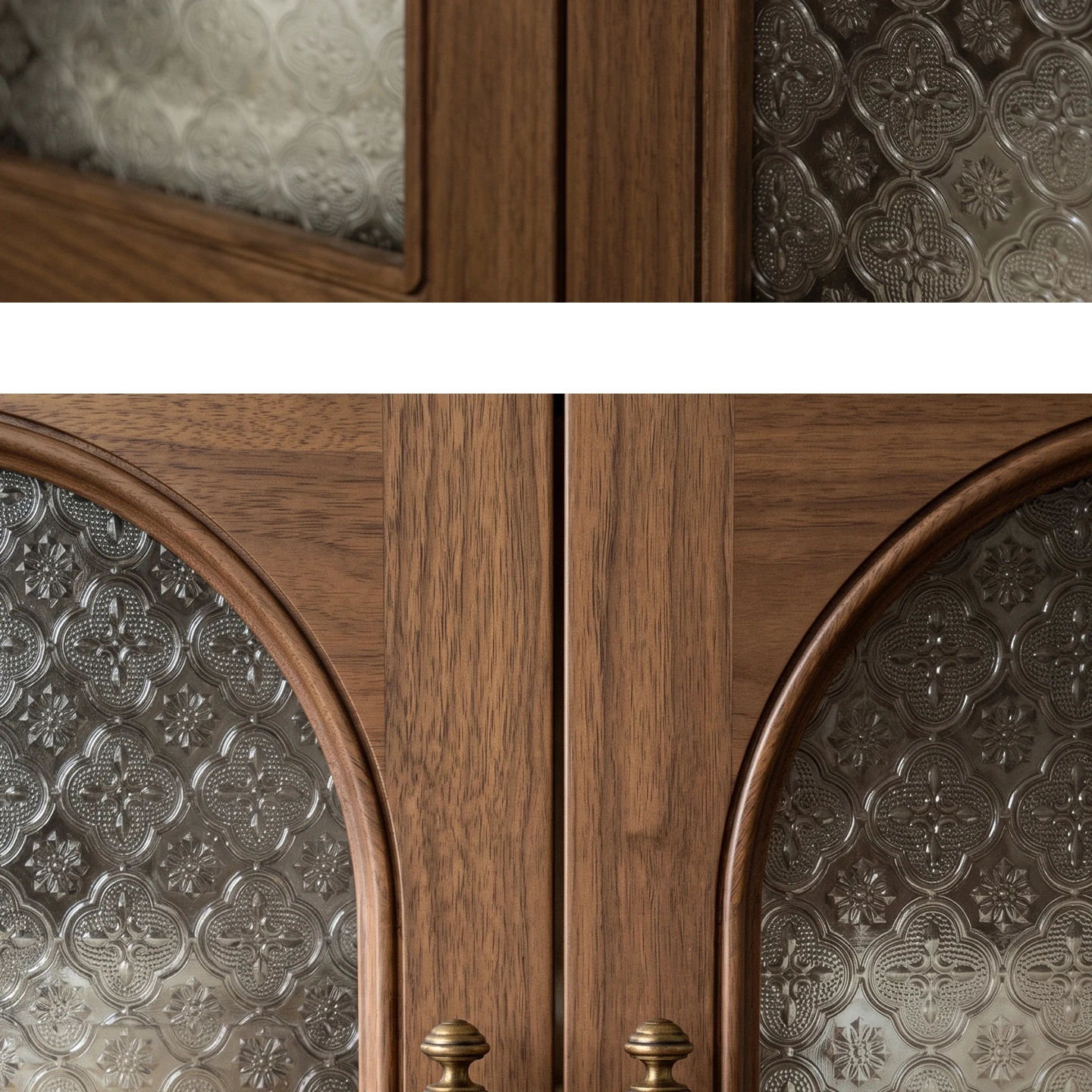 Antique brushed brass cabinet pull 18