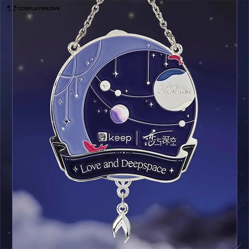 Game Love and Deepspace Keep Rafayel Qi Yu Xavier Zayne Badge Keychain Pendant Gift