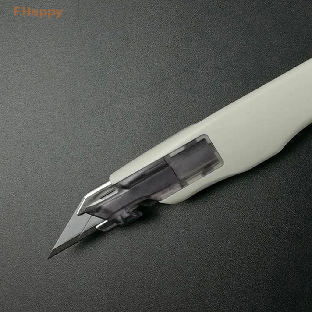 Cuchillo de papelería japonés de precisión con cuchillas, cortador de papel, cuchillo de Arte de Metal