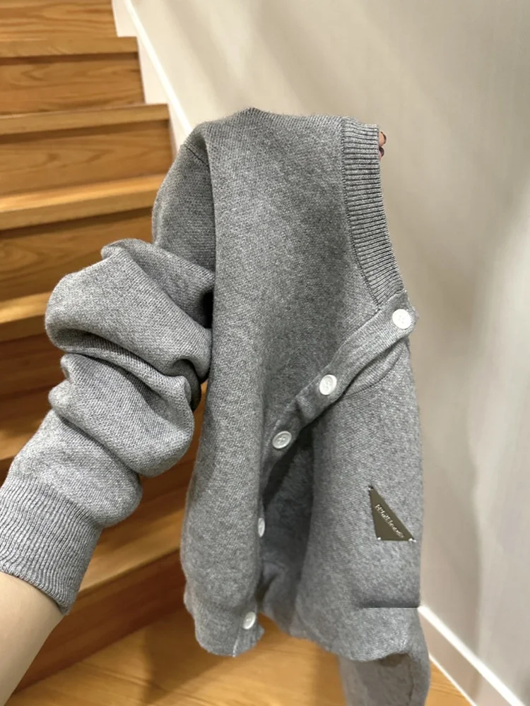 

Вязаный свитер для женщин, базовый слой, с длинным рукавом, повседневный дизайн, весна-осень, модный, для работы, приталенный крой