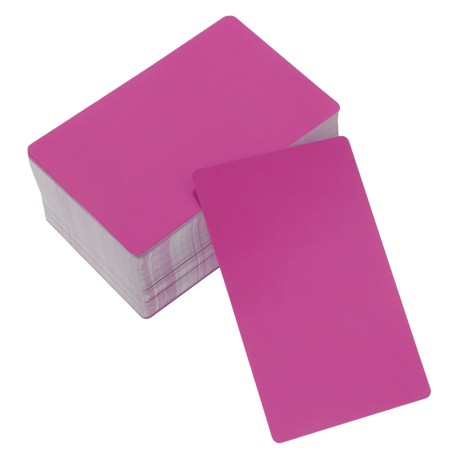 200Pcs Blank Metal Business Cards Aluminum Laser Engraving Sheets Ultra-Thin Metal Cards for Custom Name Plate Engraving