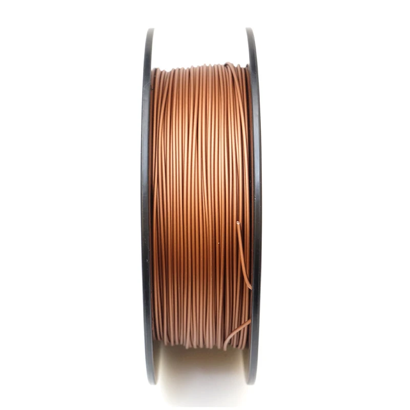 3D Printer Filament 20% Percent Metal based on PLA 1.75mm 0.5kg/1.1lb Copper Steel Iron