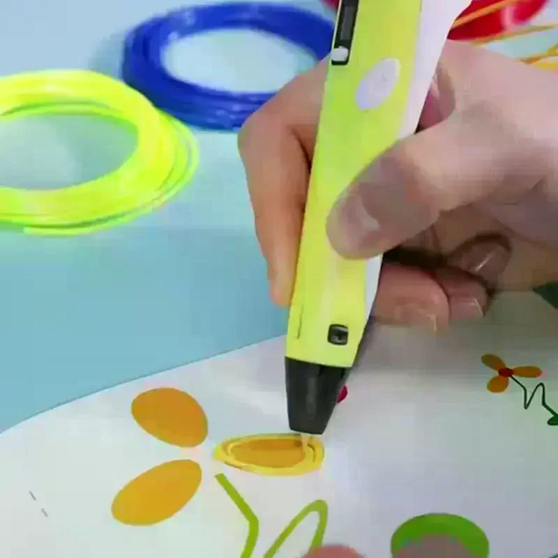 3D Printing Pen Digital Display Intelligent Pen Making Doodles Graffiti ArtsCrafts With USB Cable