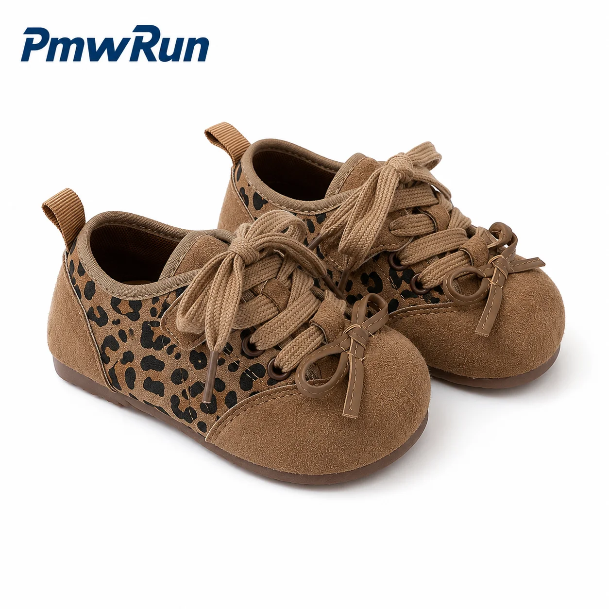PU Leather Sport Shoes For Girls Trend Fashion Autumn Kid's Sneakers Anti-slippery Outdoor Children's Running Footwea