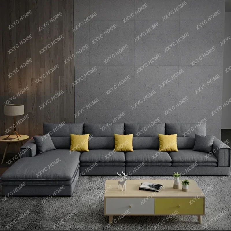 Y1 Cheap Nordic Modern Sofa Design L Shape Fabric Velvet Lounge Sectional Office Recline Sofa Set Furniture Couch Living Room So