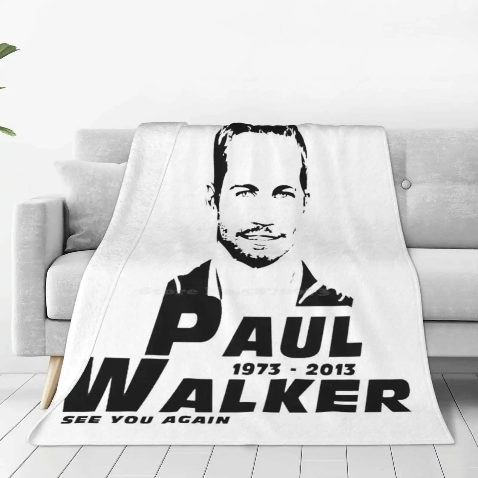 Paul Walker Blanket Soft Warm Travel Portable Blanket Fast 9 Fastandfurious Fast And Furious Rip Paul Walker Brian Oconner