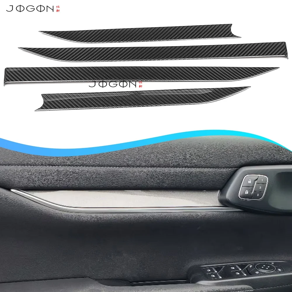 

Для Ford Ranger XL XLT Lariat 2022+ боковая дверь, оконные наконечники, внутренняя дверная ручка, отделка, аксессуары из углеродного волокна