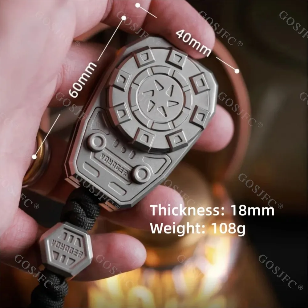 RYAN EDC VOYAGER titane nouvelle couleur Push curseur cliquet Fidget Spinner Fidget jouets pour adultes soulagement de l'anxiété Gadgets jouets de bureau